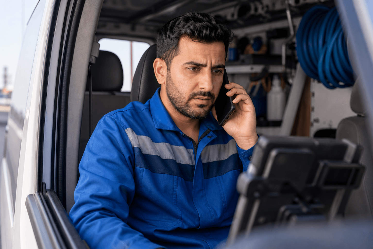 اتصال طوارئ بشركة كشف تسربات المياه — استجابة فورية